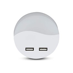 LED Night Light USB Round 3000K