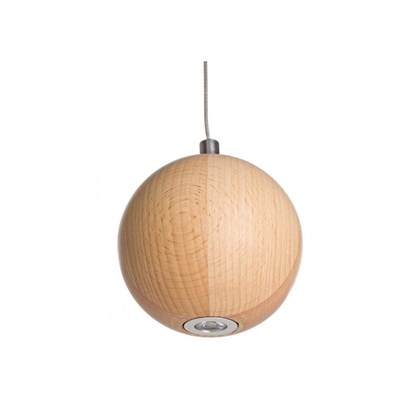 Pendant Led Lamp Basiglio Wooden