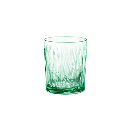 Water Glass Wind Green Set of 3
