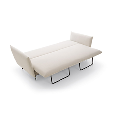 3-Seater Sofa Bed 237cm – White