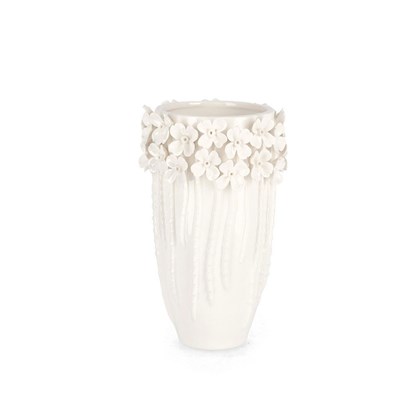 Decorative Vase Treasure White H22