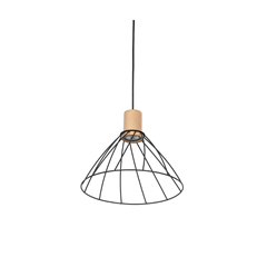 Black Loft Pendant Light E27