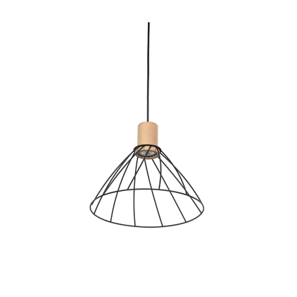 Black Loft Pendant Light E27