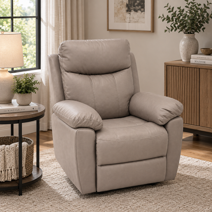 Dual Motor Electric Power Lift Recliner – Taupe
