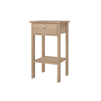 Madrid Nightstand 1 Drawer Oak