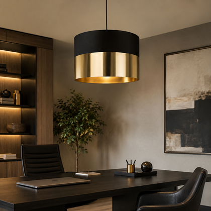 Pendant Lamp – Black & Gold