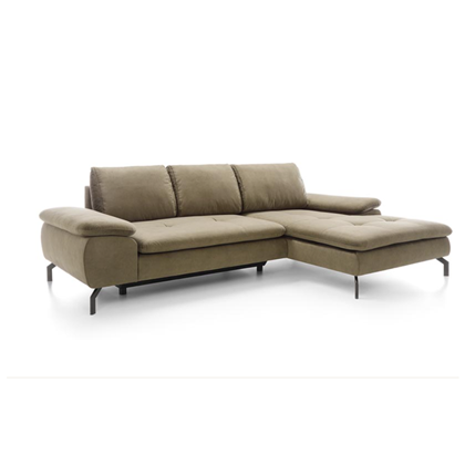 Corner Sofa Bed with Chaise Right – Olive