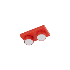 Lego Ceiling Lamp - Red
