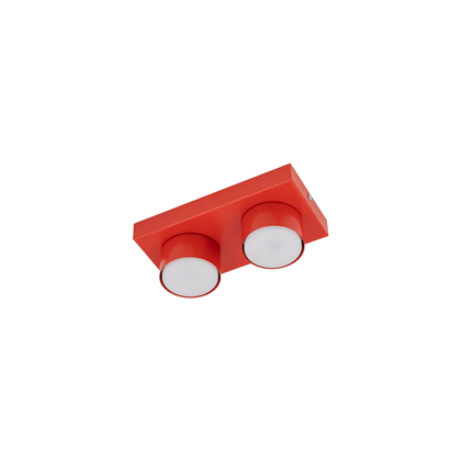 Lego Ceiling Lamp - Red