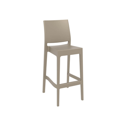 Bar Stool  75 cm Taupe