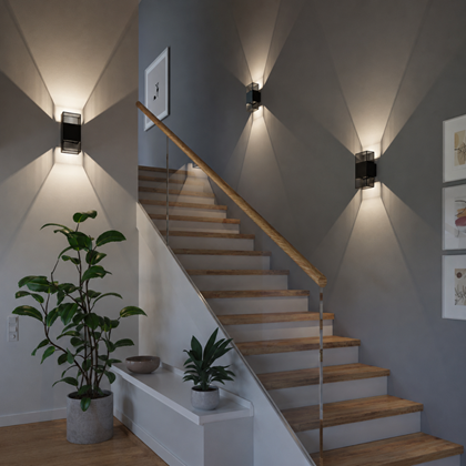 LED Wall Light – Black
