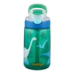 Kids Bottle Easy Clean 14oz Green Jungle