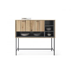 Bar Cabinet 1K – Oak & Anthracite