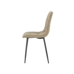 Dining Chair Brown Microfiber