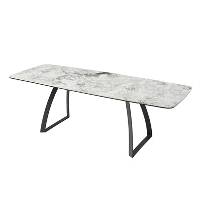 Grey Dining  Table Extendable