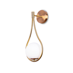 Wall Lamp L200mm H500mm Gold