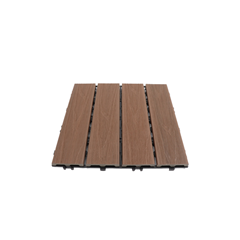 Outdoor WPC Tiles 30x30x2.1 cm – Rosewood