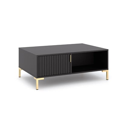 Coffee Table Matt Black Gold