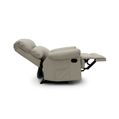 Manual Recliner Chair  92x90x105cm - Light Grey