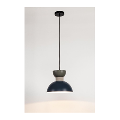 Hanging Lamp - Blue & Green