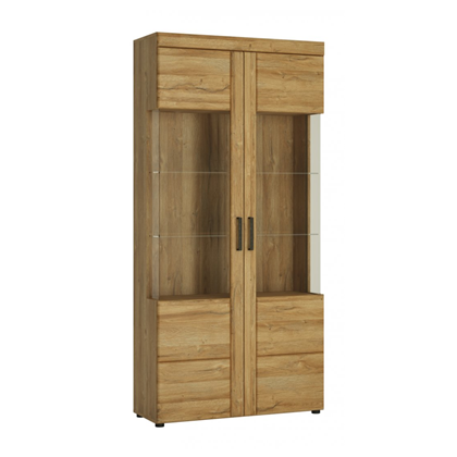 2D Display Glass Cabinet – Grandson Oak