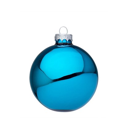 Shiny Blue Ocean Ball 8cm