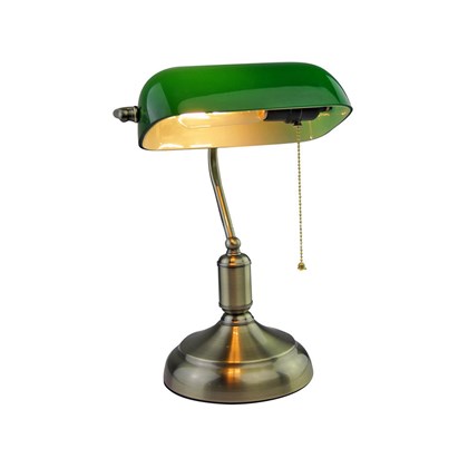 Table Lamp - Bankers - Green - E27