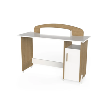 Brown & White Desk