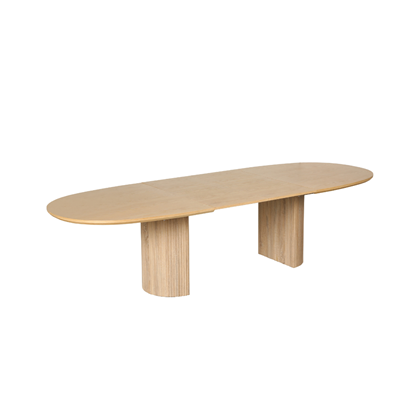 Extending Dining Table 200 (+50 +50) Oak Veneer