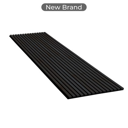 Acoustic Slat Wood Panel - Black Oak 2800mm