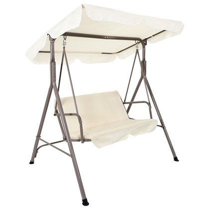 Outdoor Swing Chair Soria White