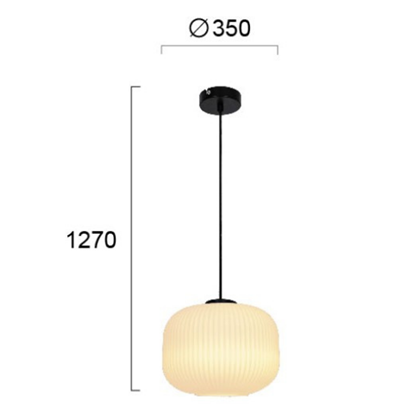 Pendant Light White D-360 Astor