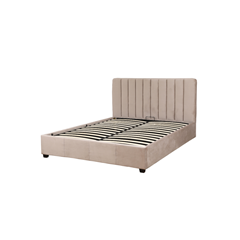 Upholstery Bed Frame – Light Brown