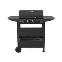 4 Burner Gas Grill - Matt Black