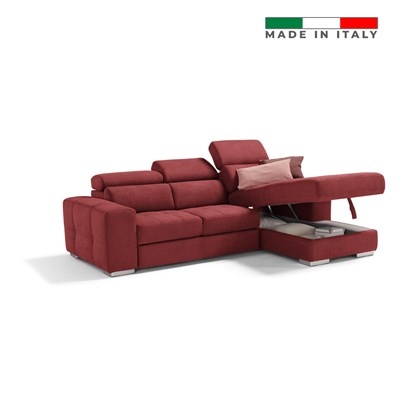 L-Shaped Sofa Bed 2-Seater With Chais Lounge Right 00527-R18