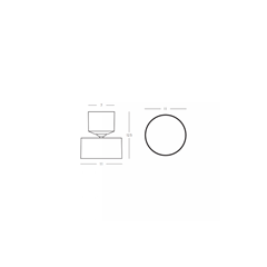 Ceiling LED Light – 10W 3000K Movable Gold