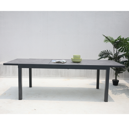 Dining Table Manual Sliding Extension