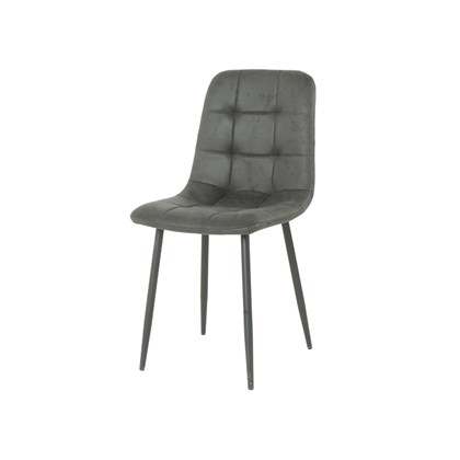 Dining Chair Microfiber - Dark Grey
