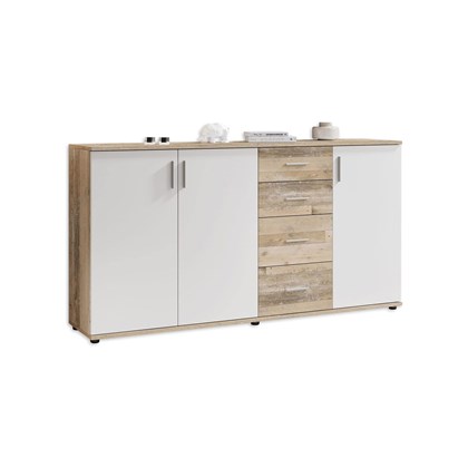 Sideboard - Light Oak & White