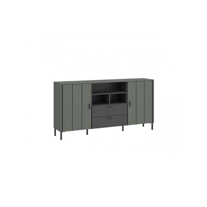 Chest Drawers 2D2s – Green & Anthracite