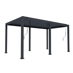 Manual Pergola 3x6x2.5M – Sandy Grey