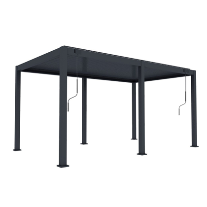 Manual Pergola 3x6x2.5M – Sandy Grey