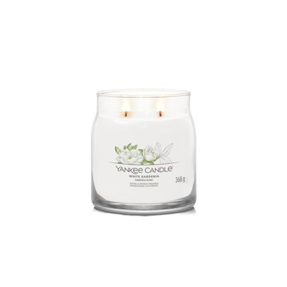 White Gardenia Signature Medium Jar Candle