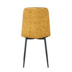 Dining Chair Microfiber Yellow