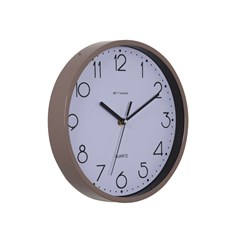 Wall Clock Pop in Plastic and Silver