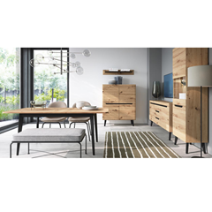 Sideboard 1 Door 3 Drawers