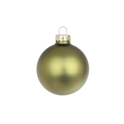 Matt Myrtle Green Bauble 6cm