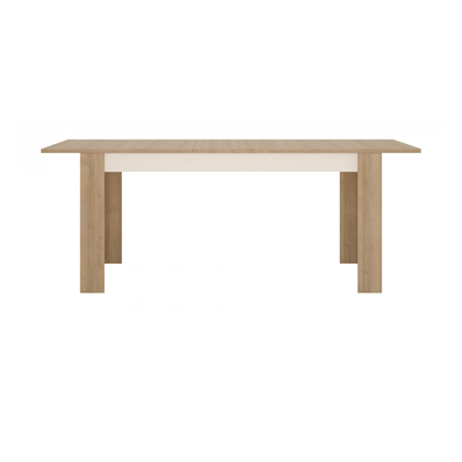Extendable Table 160-200 – Riviera Oak Light & White High Gloss