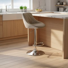 Barstool – Cappuccino & White