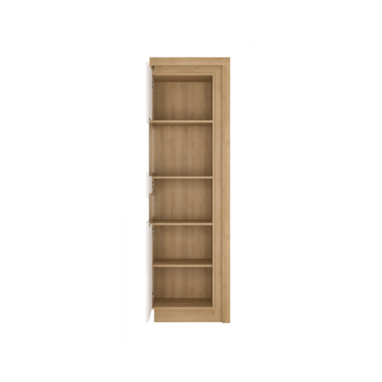 High Display Cabinet 1 Door – Riviera Oak Light (Left Hand)